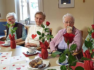 Valentinstag im Seniorenheim St. Josef Vallendar