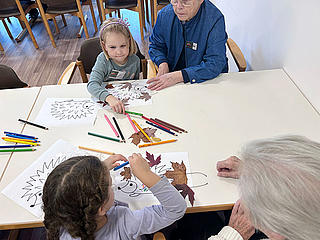 Kinder der Kita Wildburg besuchen das Generationenzentrum St. Josef Vallendar