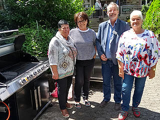 Grillfest mit Einweihung des neuen Grills in St. Josef Vallendar