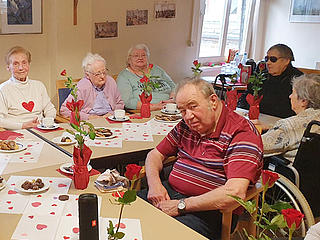 Valentinstag im Seniorenheim St. Josef Vallendar