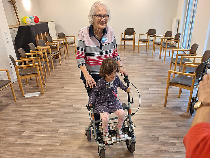 Projekt Generationenbrücke ist mit Bewohner*innen des Seniorenheims St. Josef Vallendar und der Kath. Kital Marienburg in Vallendar erneut gestartet